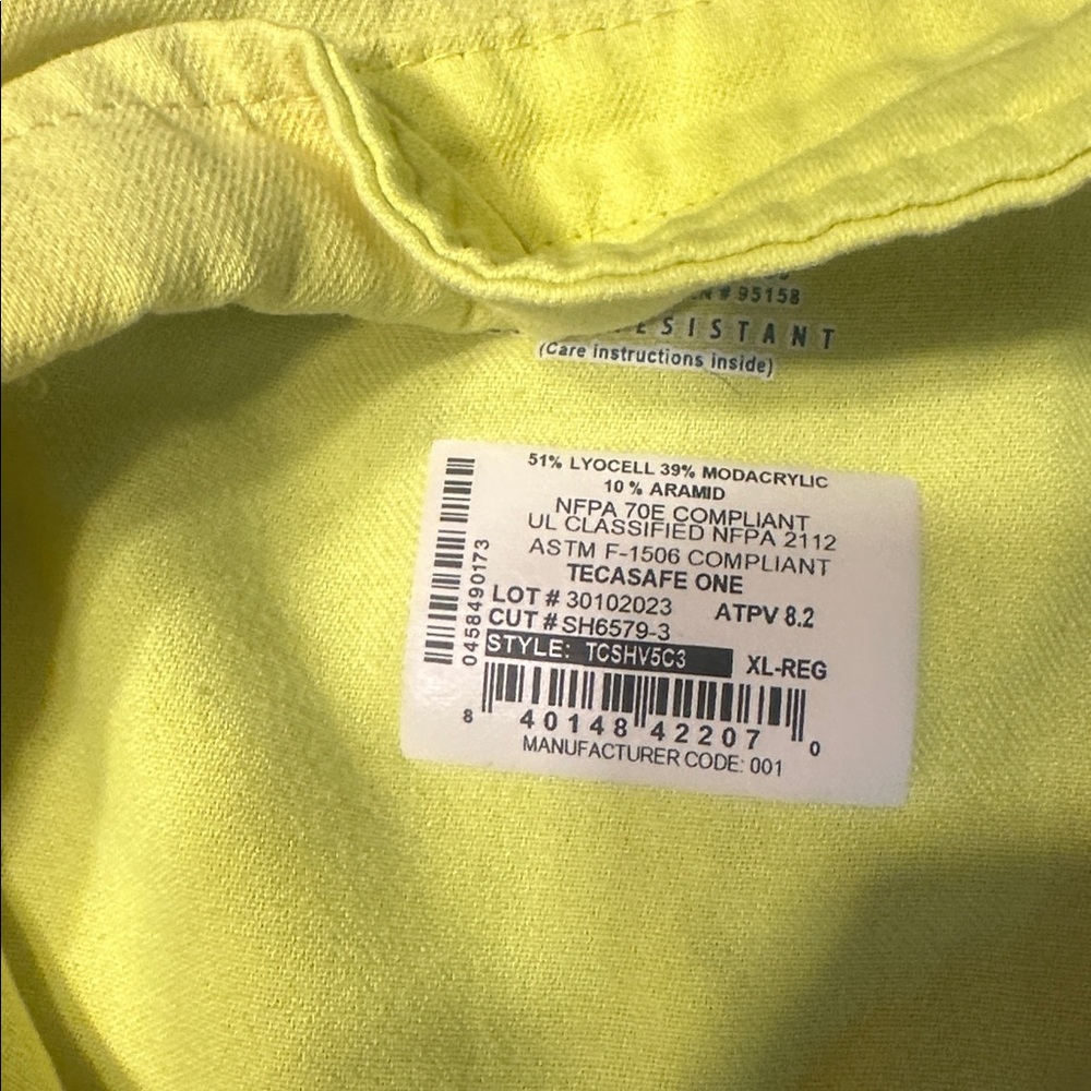 Lapco FR Fluorescent & reflective LS Men’s xl . … - Picture 4 of 9
